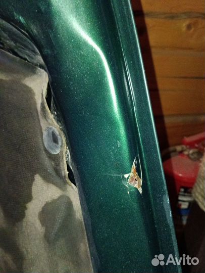 Капот Toyota funcargo зелёный