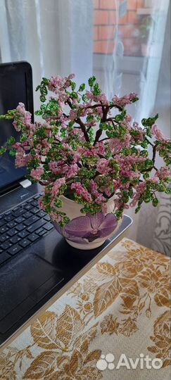 Сирень из бисера