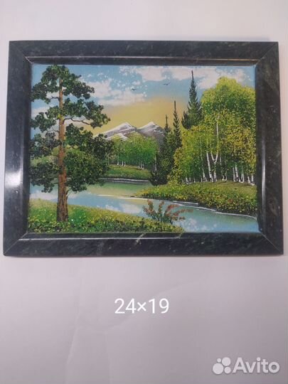 Панно из натурального камня