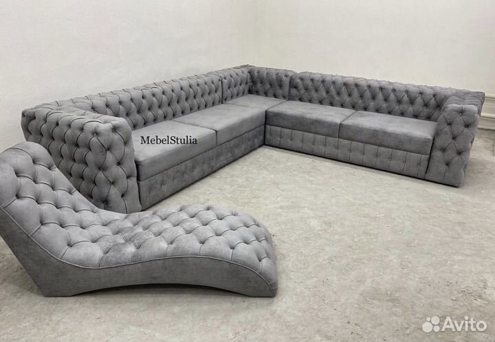 Диван Честер с кушеткой