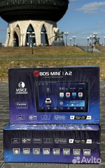 Андроид магнитола bos mini a2