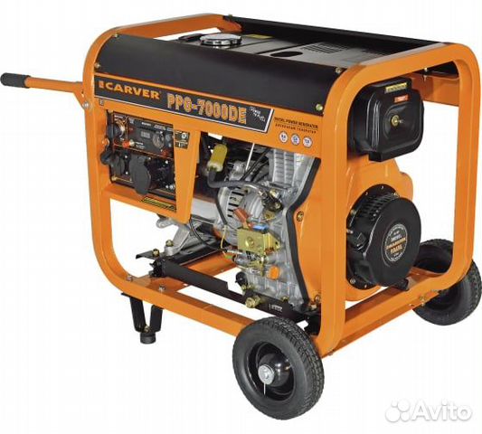 Генератор дизельный Carver PPG-7000 DE (5,5 кВт)