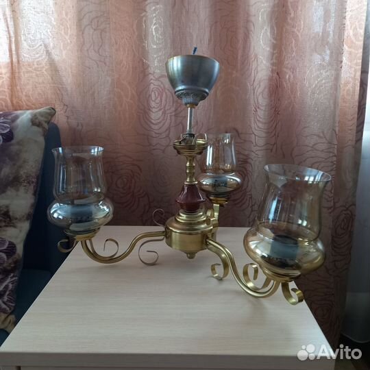 Люстра потолочная бу советского периода (80года)