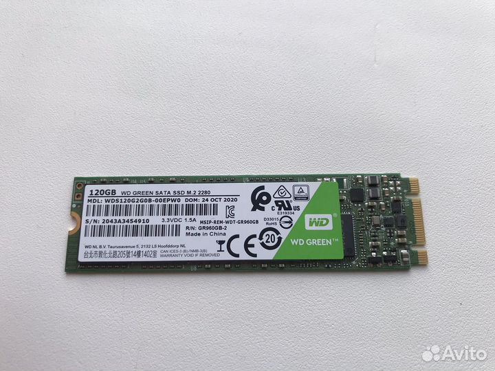 WD SSD m2 120gb