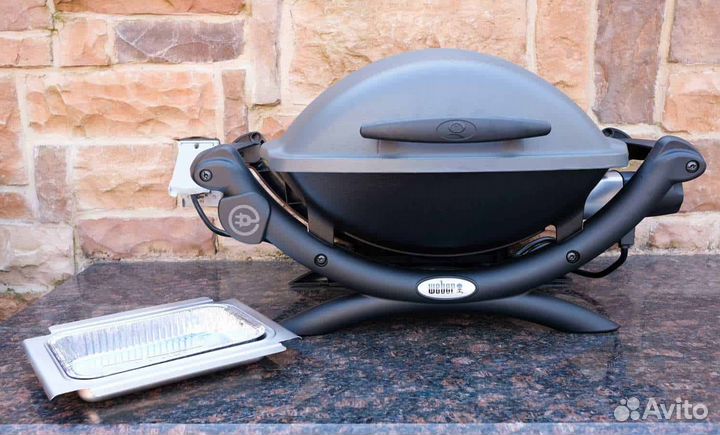 Гриль электрический Weber Q 1400, темно-серый