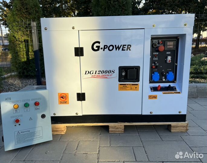 Дизельный генератор 12 kW G-power