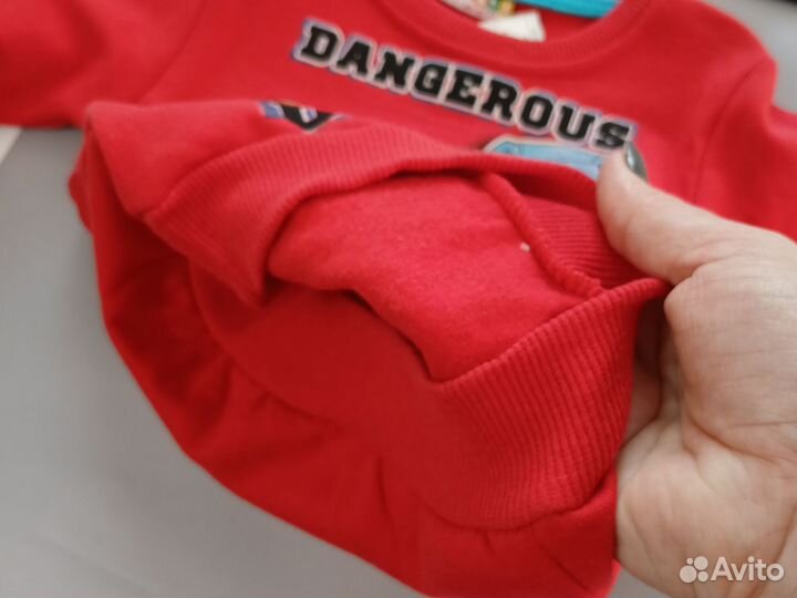 Лонгслив для мальчика 86 92