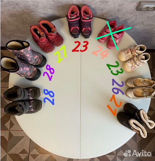 Обувь для девочки 21,23,26,27,28 размеры
