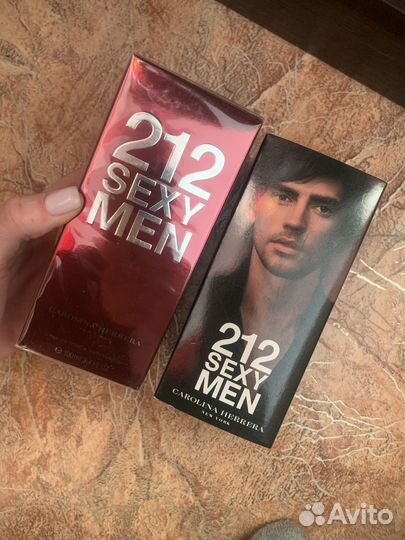 Carolina herrera 212 sexy men 100мл