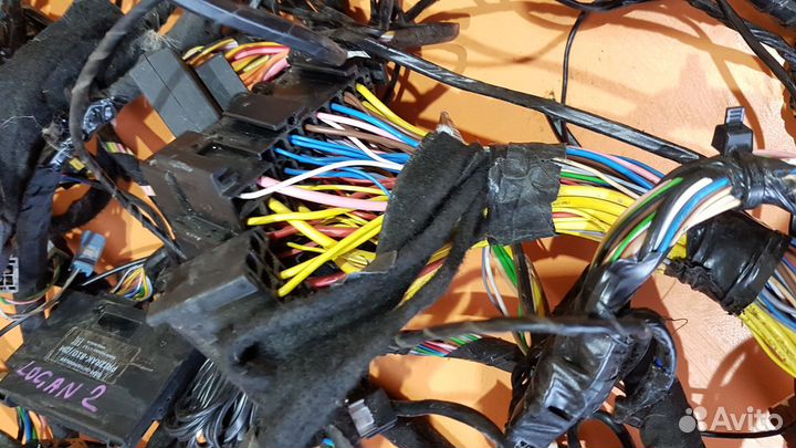 Проводка салона renault logan 2 K4M