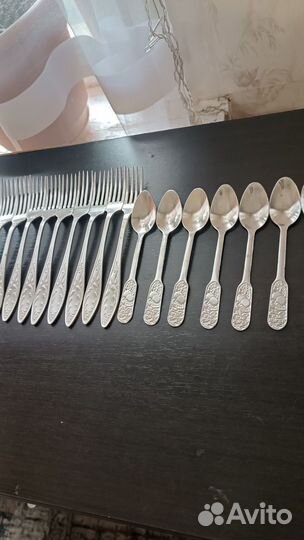 Ложки вилки мельхиоровые СССР