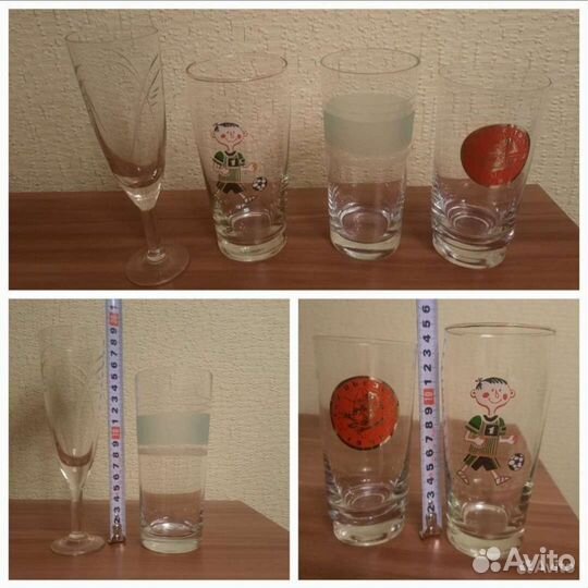 Рюмки и бокалы СССР и позже