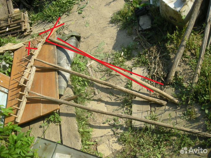 Грабли деревянные на дизайн рабочие самовывоз