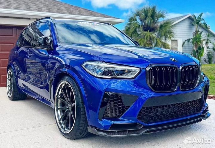 Сплиттер BMW X5M F95 Manhart сухой карбон