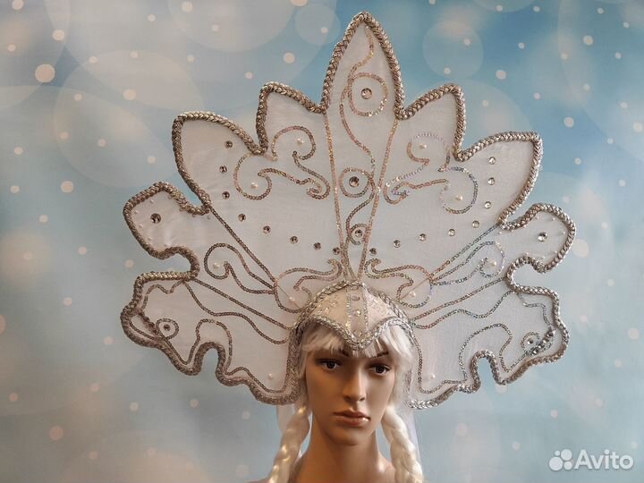 Кокошник Снегурочки 