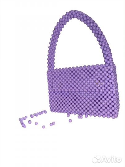 Сумка из акриловых бусин