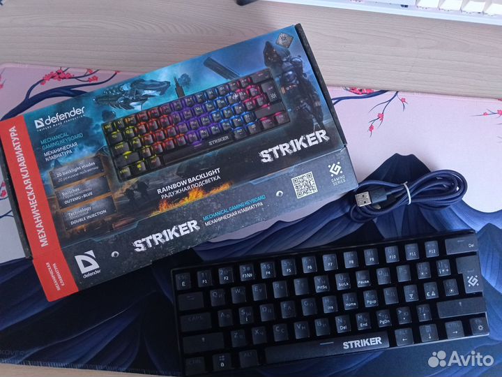 Механическая клавиатура 60% черная