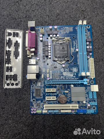 Материнская плата gigabyte GA-B75M-D3V купить в Москве | Электроника ...