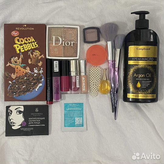 Dior, Rare beauty, clarins, rhode и др