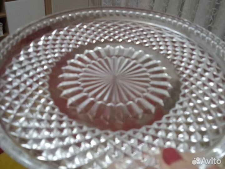 Хрустальное блюдо