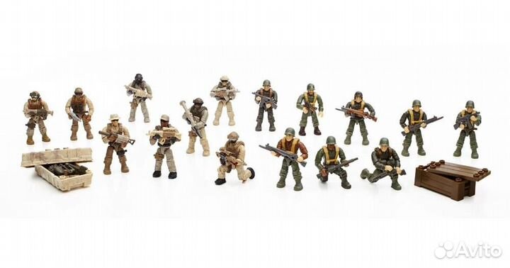 Mega Bloks Call of Duty - большой набор солдатиков