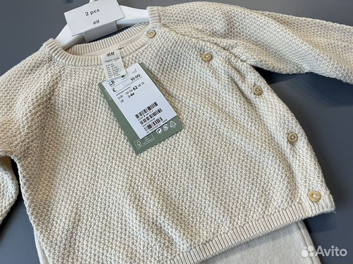 Вязаный комплект H&M (56,74)