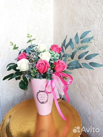 Букет из вспененного мыла