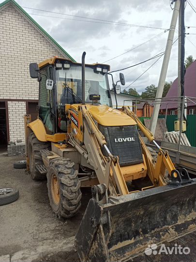 Услуги экскаватора погрузчика, аренда трактора