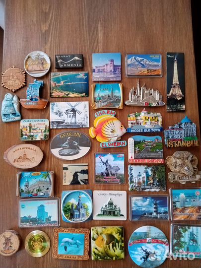 Магниты на холодильник. Страны и города