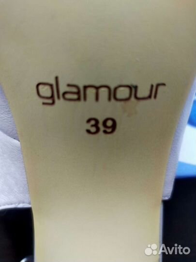 Босоножки кожаные 38-39