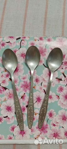 Ложки мельхиор серебрение 3шт
