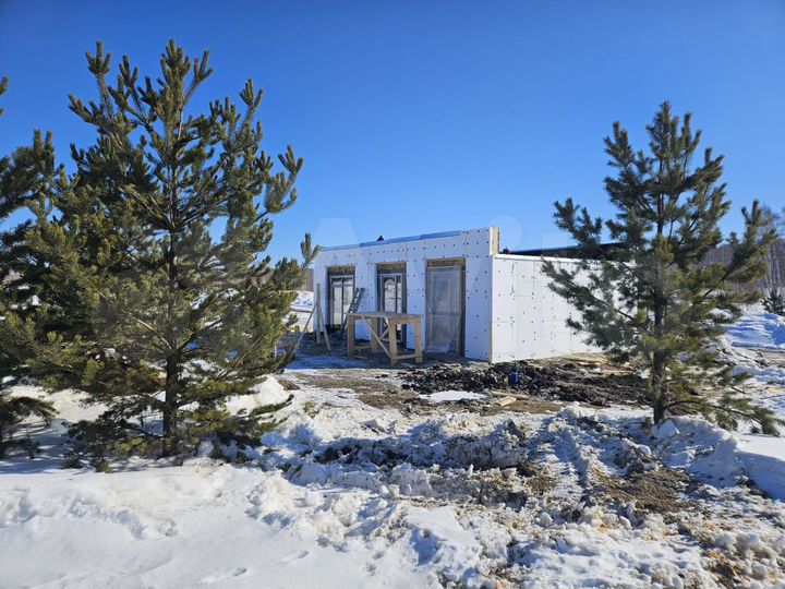 Коттедж 96 м² на участке 10 сот.