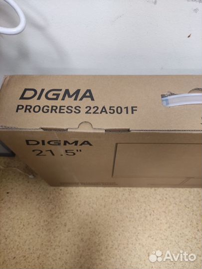 Монитор для компьютера 21.5 дюйма Digma Progress 2