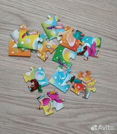 Пазлы для детей 3+ 2 шт