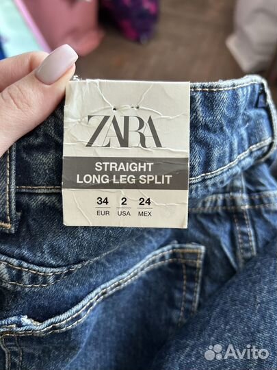 Джинсы zara 34 новые