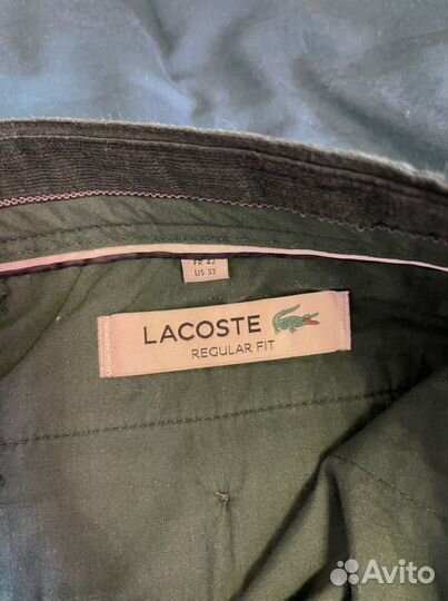 Брюки классические lacoste