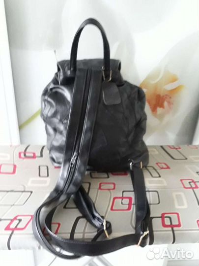 Рюкзак женский натуральная кожа бу