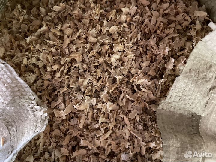 Опилки стружка в мешках