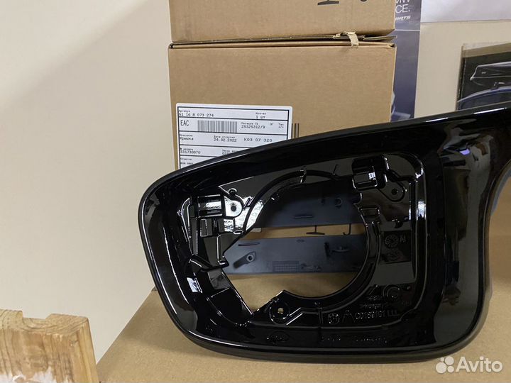 Накладки на зеркала М стиль BMW 5 G30 8 G15 G16