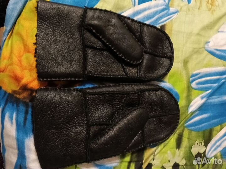 Варежки мужские дублёночные