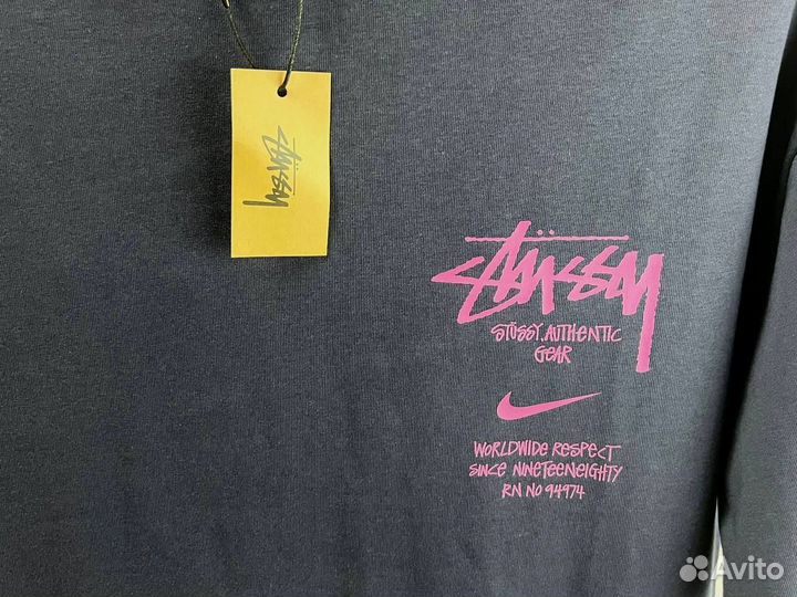 Футболка Nike x Stussy оверсайз унисекс