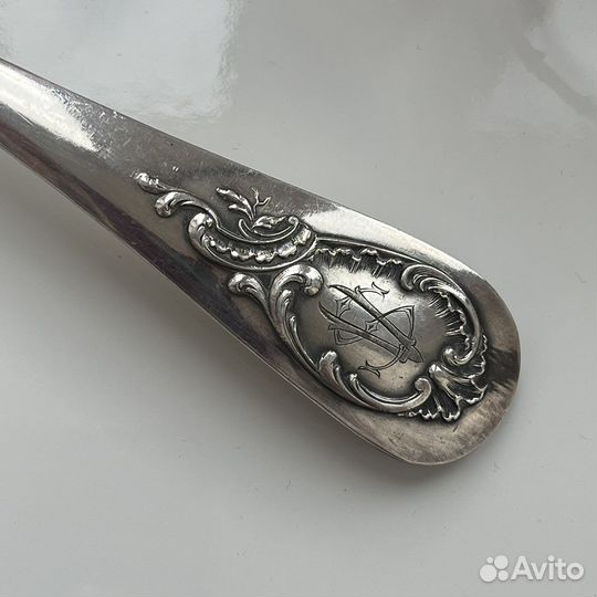 Большой половник, серебрение, Англия