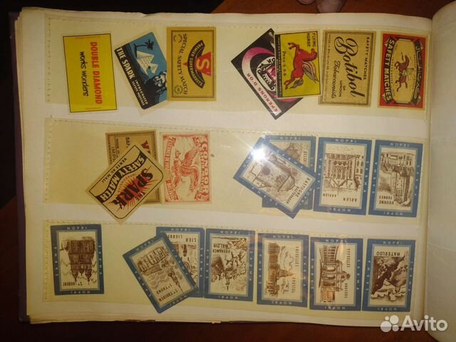 Этикетки для спичечных коробок более 700 шт