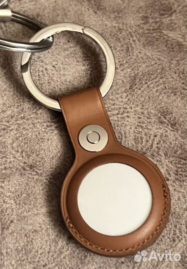 Apple AirTag Leather Key Ring