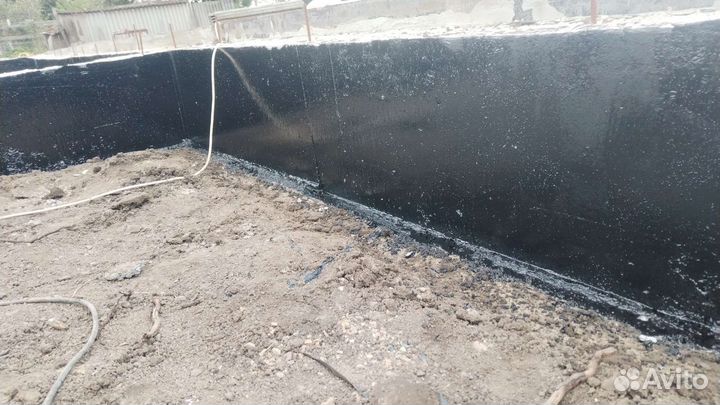 Покраска битумной мовилью