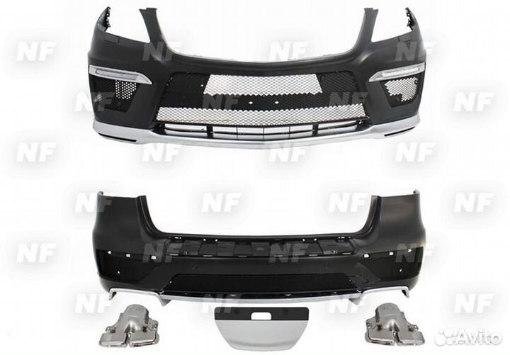 Обвес 63 AMG Mercedes ML W166