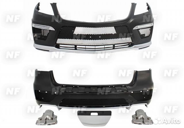 Обвес 63 AMG Mercedes ML W166