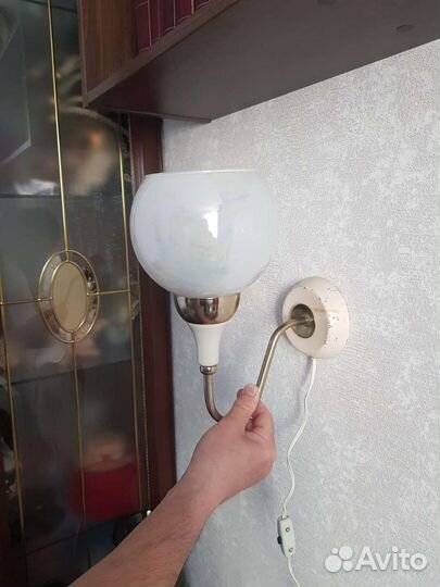 Светильник настенный, СССР. Винтаж