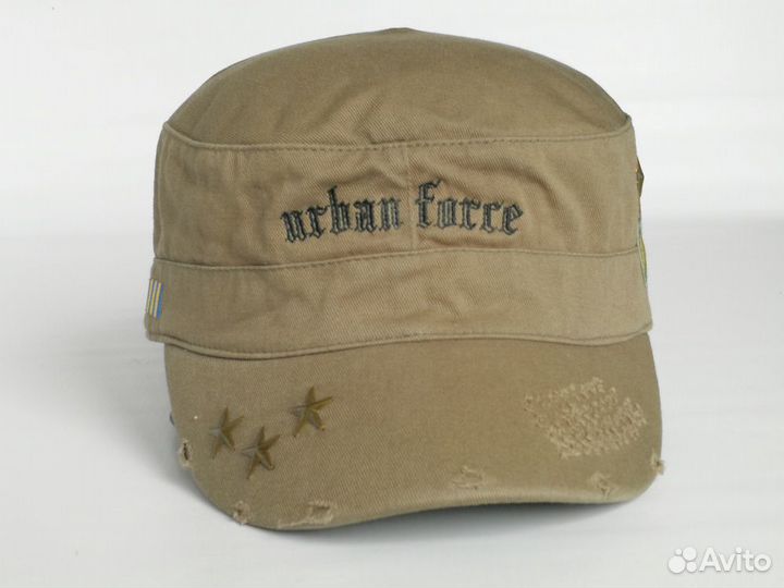 Классическая глубокая бейсболка милитари 