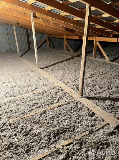 Эковата утиплитель домов,потолков,стен